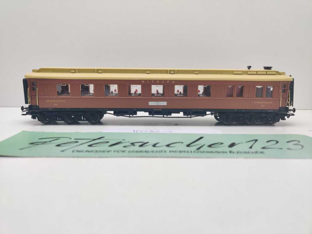 Märklin H0 AC 42762-3 Speisewagen "Mitropa" WR6ü aus Set / Licht / NEM / DRG