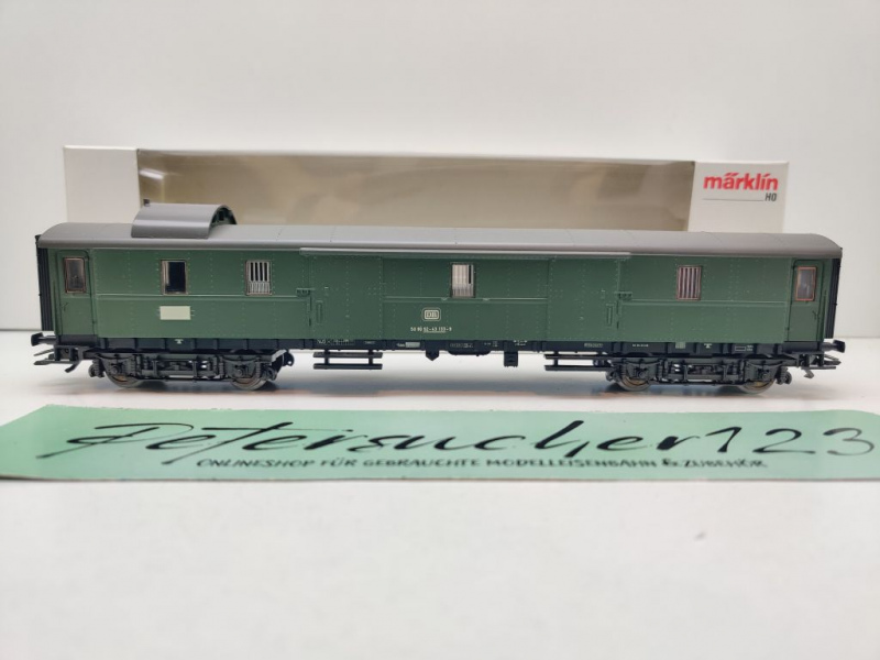 Märklin H0 AC 4278 Eilzuggepäckwagen Düe932 / NEM / DB / OVP weiß