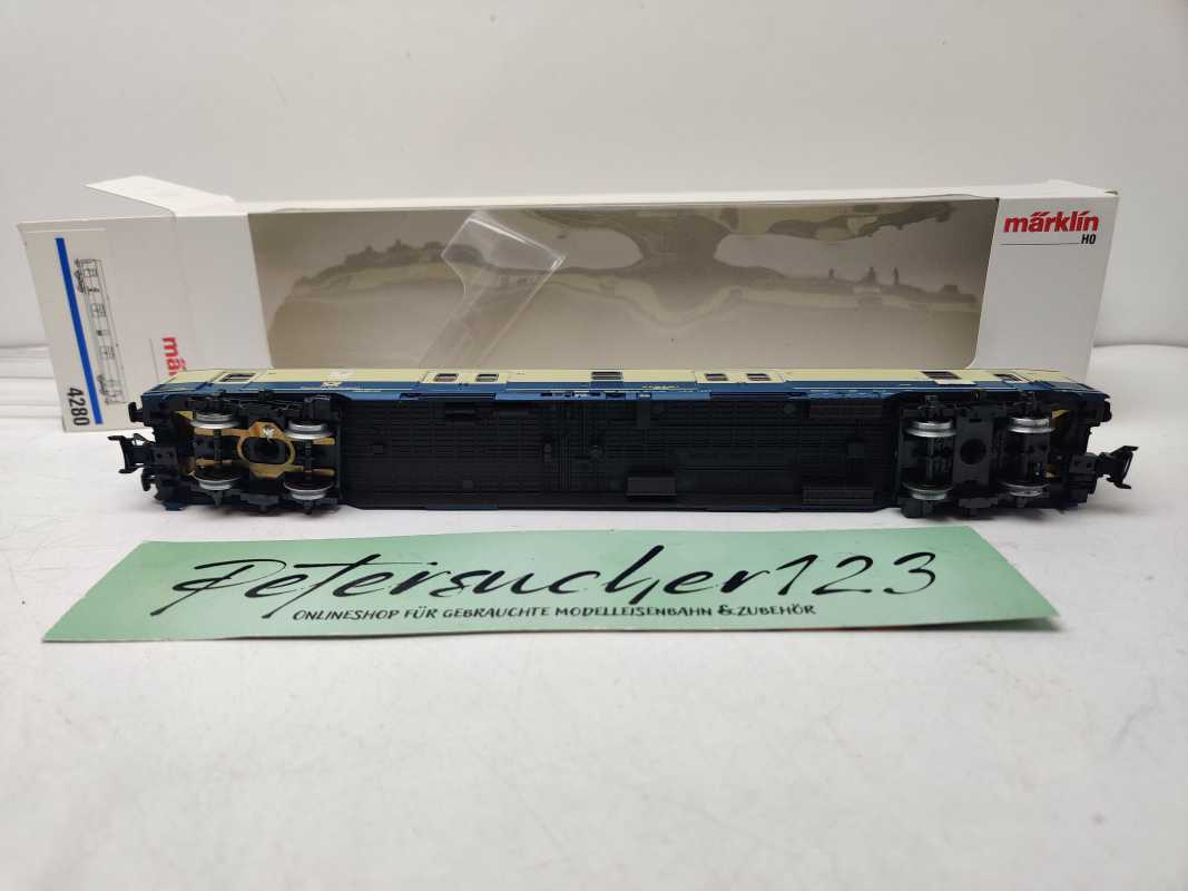 Märklin H0 AC 4280 Schnellzug-Bahnpostwagen (Post mrz) / DBP / NEM / OVP