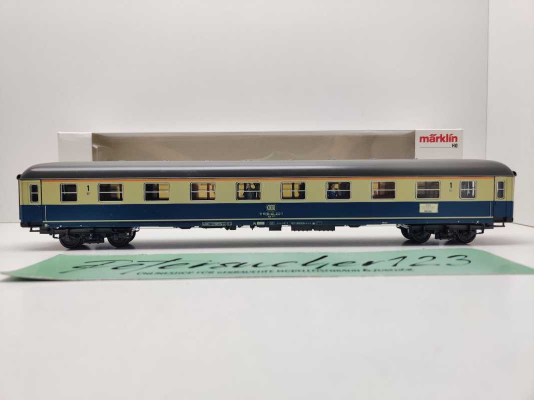 Märklin H0 AC 4291 D-Zug Abteilwagen 1.Kl Am203 / NEM / DB / OVP