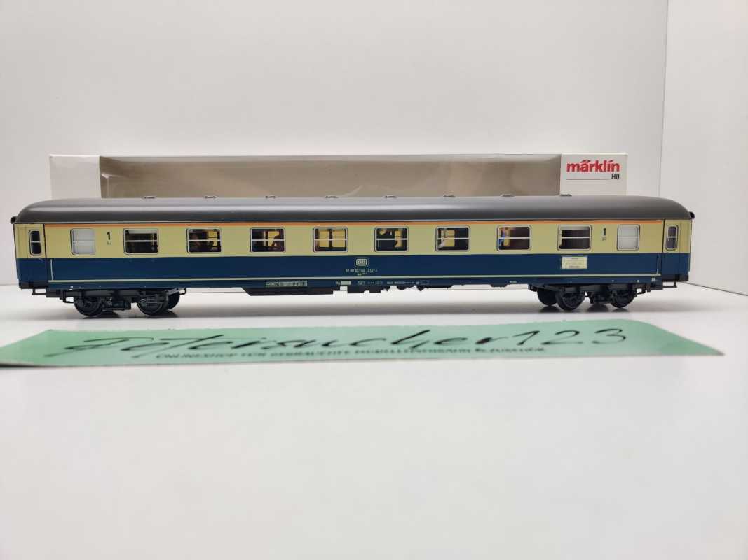 Märklin H0 AC 4291 D-Zug Abteilwagen 1.Kl Am203 / NEM / DB / OVP