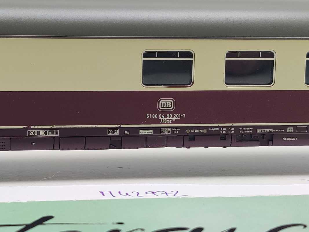 Märklin H0 AC 42972 Schnellzuzg Barwagen 1.Kl ARDmz106 / NEM / DB