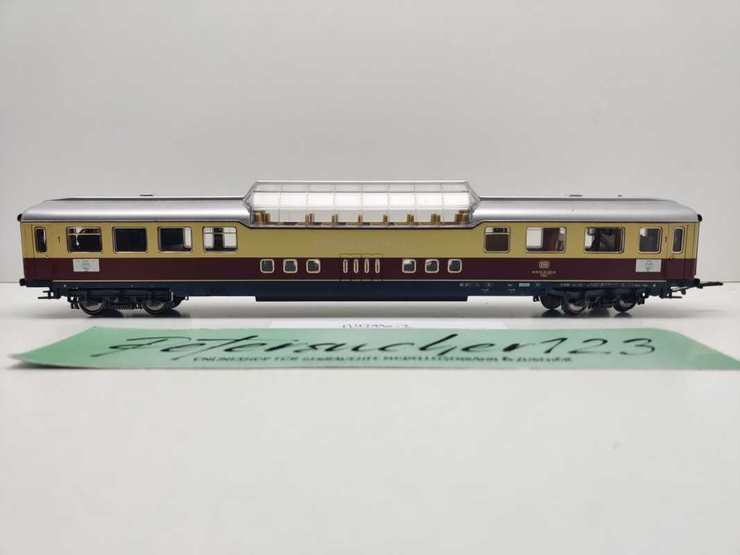 Märklin H0 AC 42990-2 Aussichtswagen "Rheingold" 1.Kl ADüm / Licht / NEM / DB