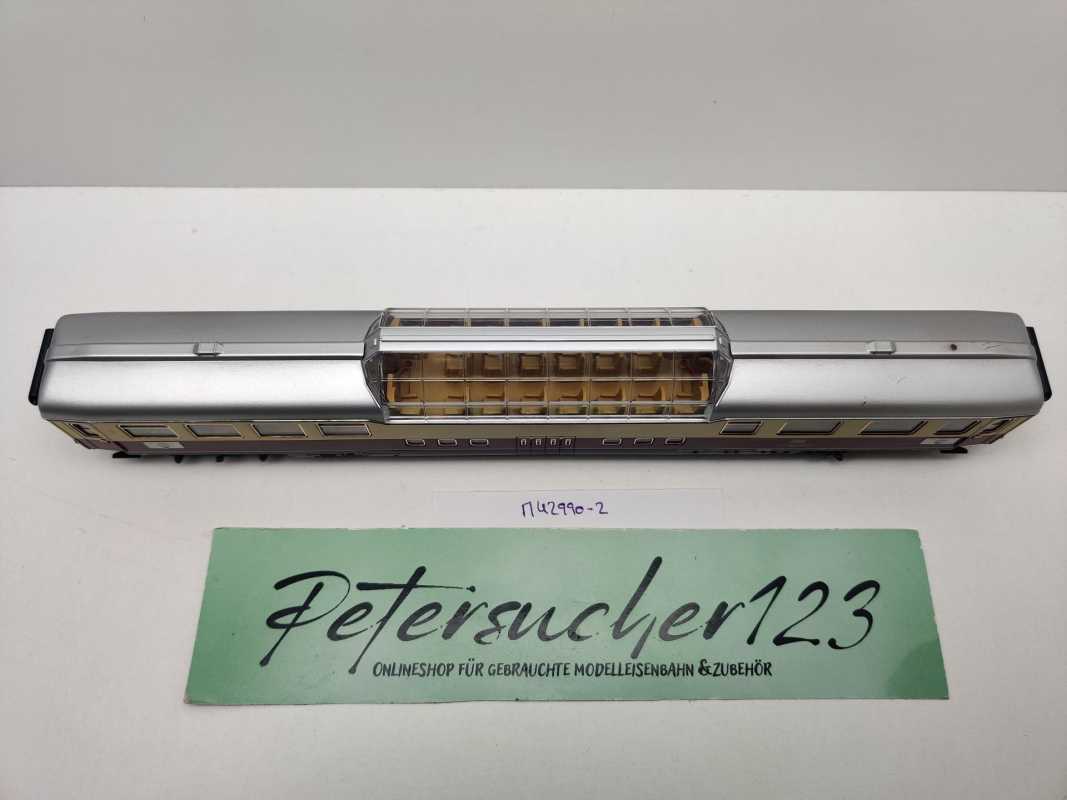 Märklin H0 AC 42990-2 Aussichtswagen "Rheingold" 1.Kl ADüm / Licht / NEM / DB