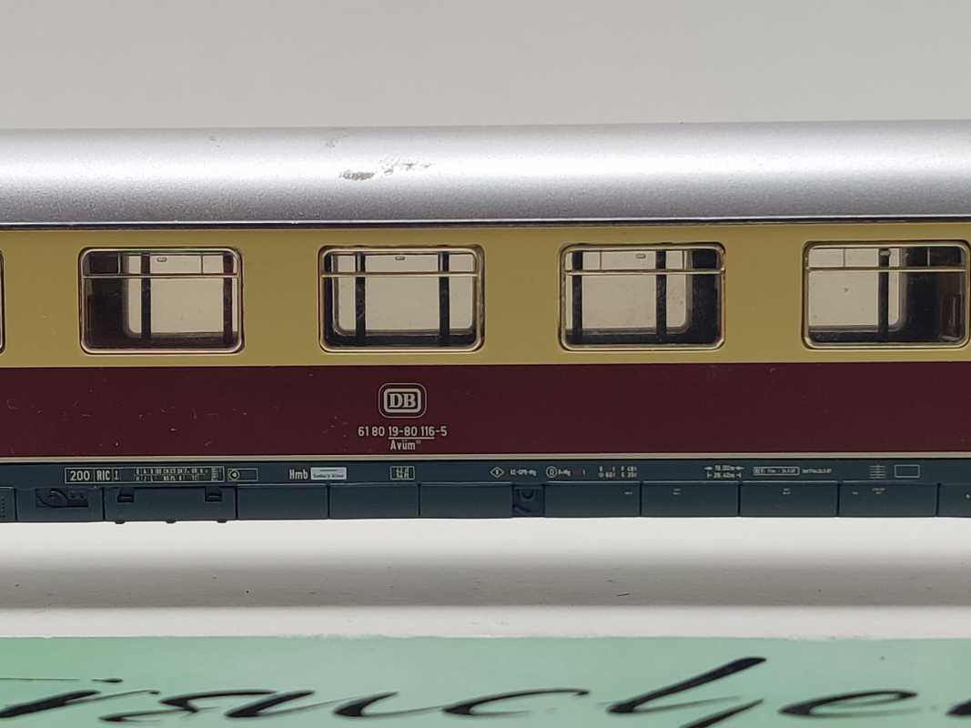 Märklin H0 AC 42991-01 Abteilwagen 1.Kl "Helvetia" Avümz111 Licht aus Set / NEM / DB