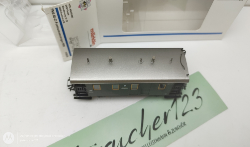 Märklin H0 AC 43038 PMS 60-03 Postmuseumswagen 1999 / OVP