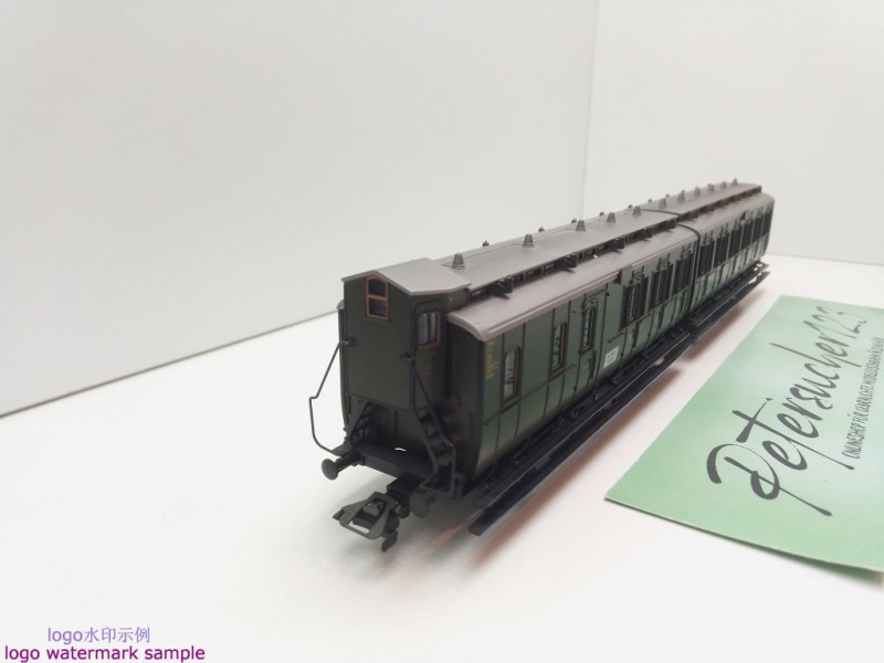 Märklin H0 AC 4309 Abteilwagen-Paar 3.Kl / C3 + CPw3 / DRG