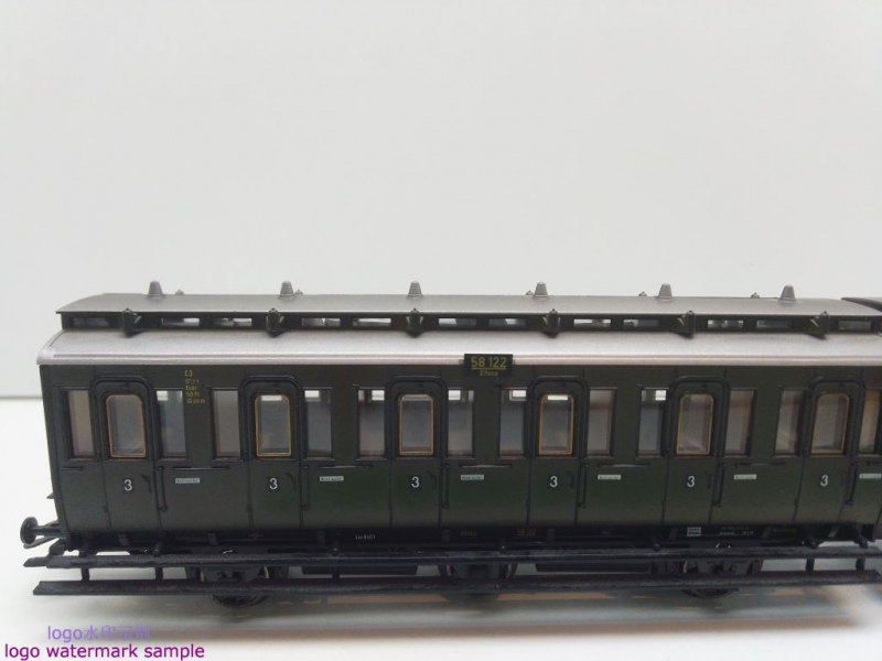 Märklin H0 AC 4309 Abteilwagen-Paar 3.Kl / C3 + CPw3 / DRG
