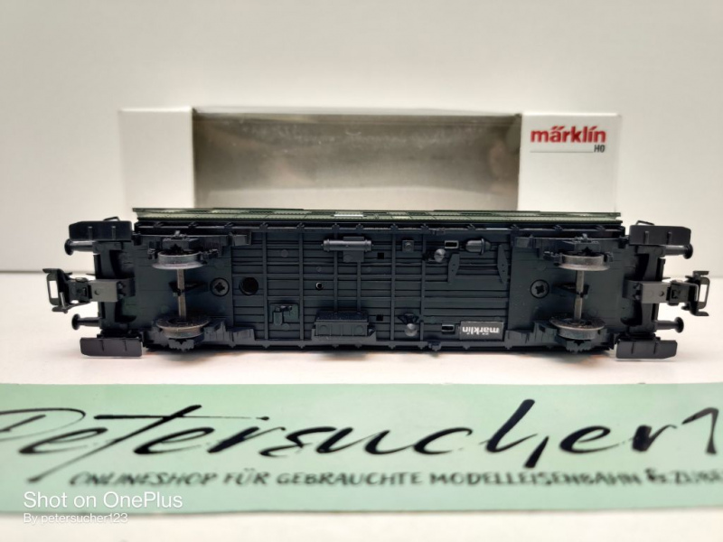 Märklin H0 AC 43133-02 1x Wagen aus Wagen-Set "Donnerbüchse" / NEM / DB / OVP weiß