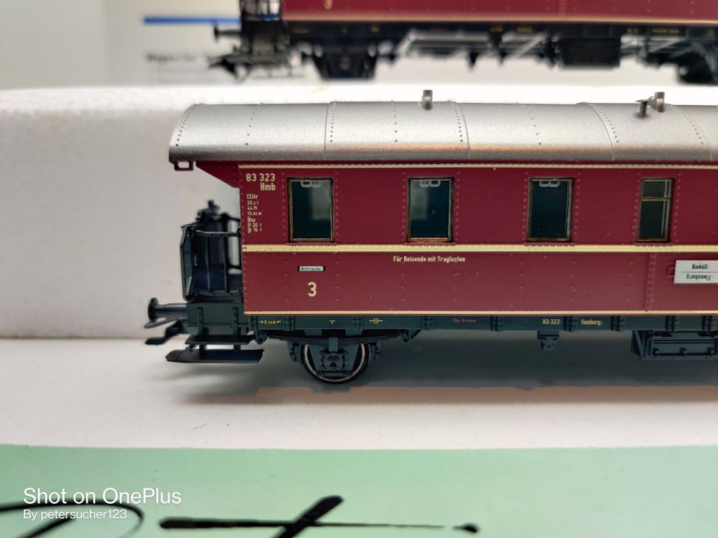 Märklin H0 AC 43139 Wagen-Set "Donnerbüchsen" / Ci, Ccitr / NEM / DB / OVP weiß