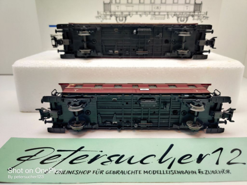 Märklin H0 AC 43139 Wagen-Set "Donnerbüchsen" / Ci, Ccitr / NEM / DB / OVP weiß