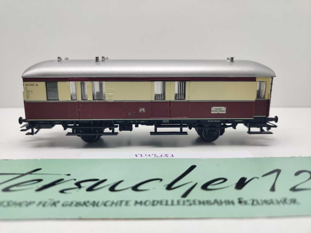 Märklin H0 AC 43151 Einheitsnebenbahn-Postwagen Pwi / NEM / DB