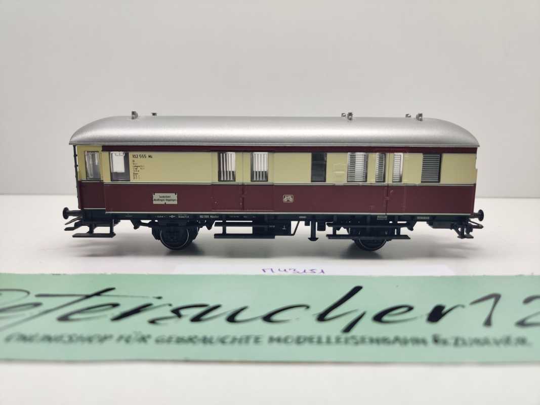 Märklin H0 AC 43151 Einheitsnebenbahn-Postwagen Pwi / NEM / DB