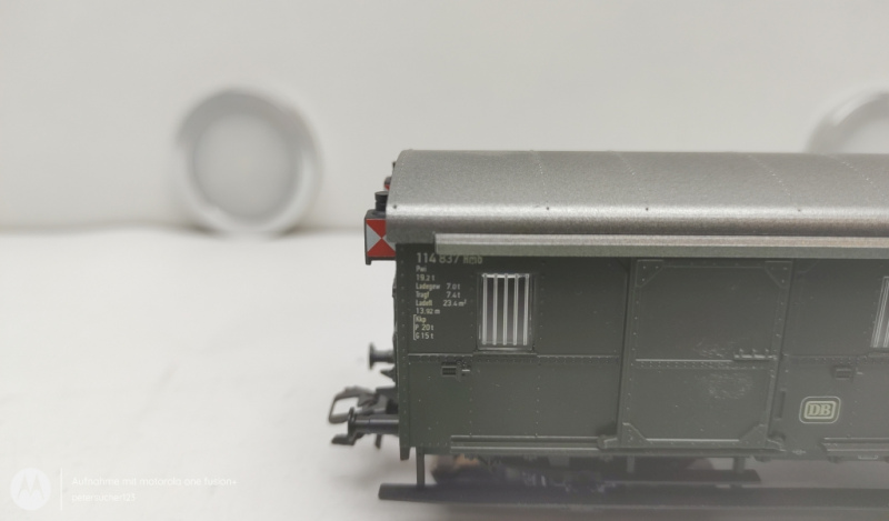 Märklin H0 AC 114 837 Gepäckwagen mit Rücklicht / Grün / DB / Schiebetüren