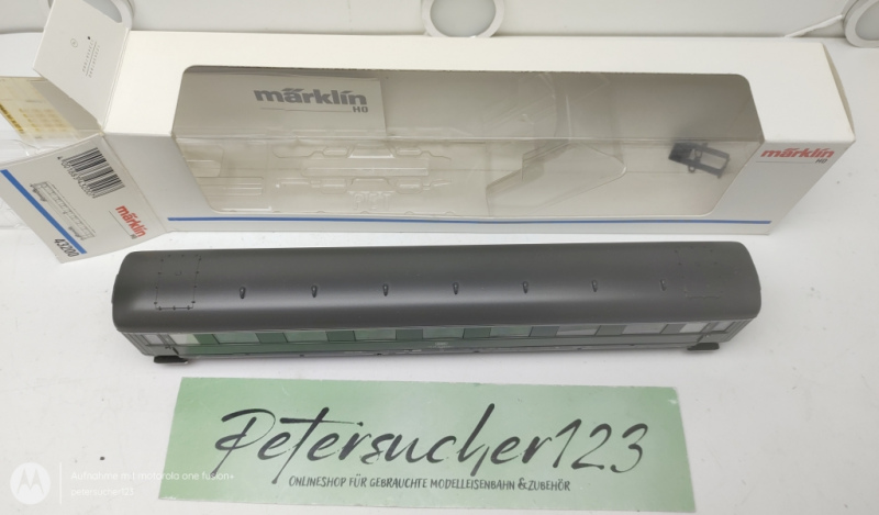 Märklin H0 AC 43200 Schnellzug Personenwagen 1.Kl. / Grün / DB / DB / OVP