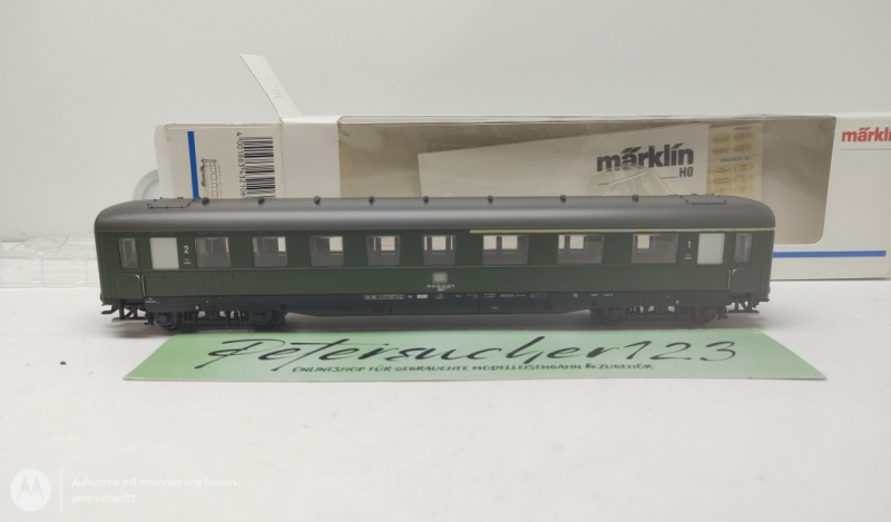 Märklin H0 AC 43210 Schnellzugwagen 1.+2.Kl. / Grün / DB / OVP