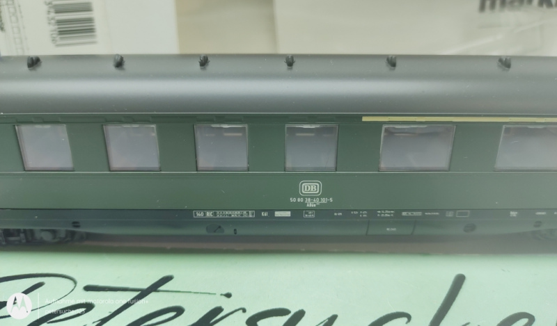 Märklin H0 AC 43210 Schnellzugwagen 1.+2.Kl. / Grün / DB / OVP