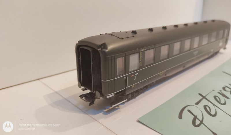 Märklin H0 AC 43231 Schnellzugwagen 214 016 Mü / 1.-2.-3.Kl / NEM / DB