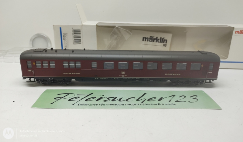 Märklin H0 AC 43240 Speisewagen / Rot / DB / OVP