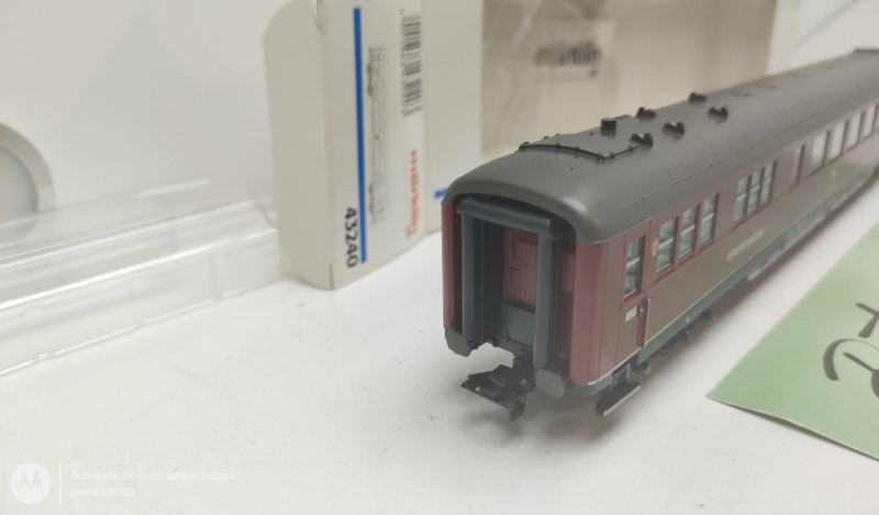 Märklin H0 AC 43240 Speisewagen / Rot / DB / OVP