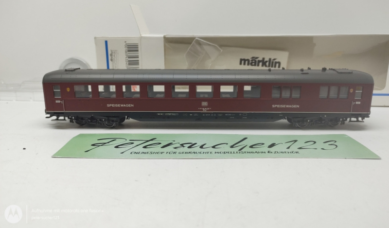 Märklin H0 AC 43240 Speisewagen / Rot / DB / OVP