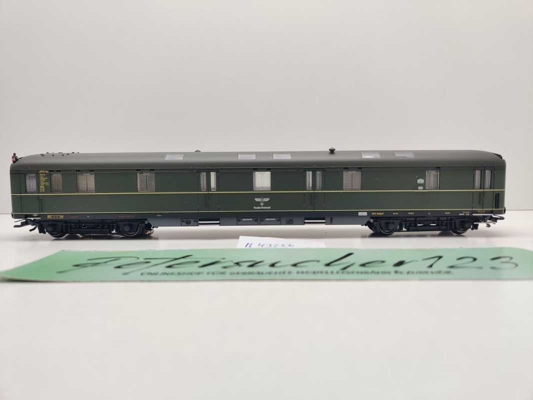 Märklin H0 AC 43256-06 Bahnpostwagen Post4ü-a "aus Insider-Set" Schleifer NEM DRG