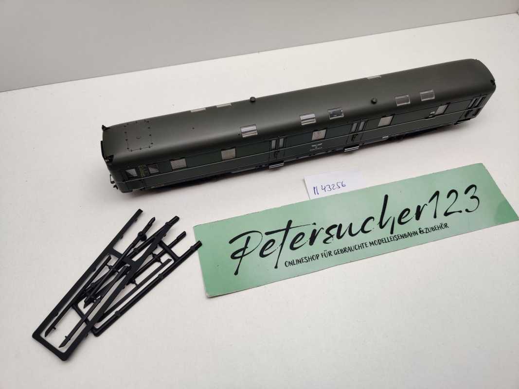 Märklin H0 AC 43256-06 Bahnpostwagen Post4ü-a "aus Insider-Set" Schleifer NEM DRG