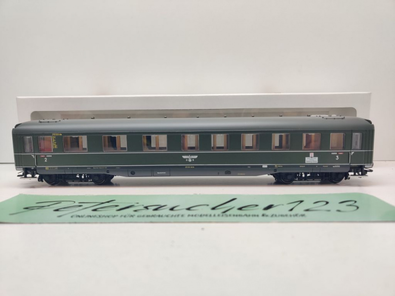 Märklin H0 AC 43259-02 Schürzenwagen 2.-3.Kl BC4ü / NEM / DRG / ErsatzVP weiß