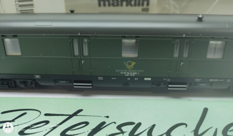 Märklin H0 AC 43260 Gepäckwagen / Reisezug / DP / Grün / DB / OVP
