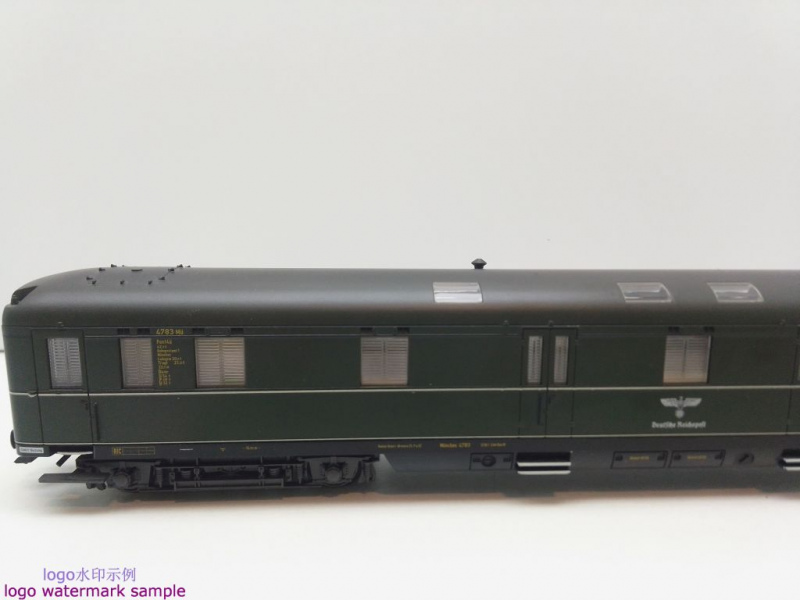 Märklin H0 AC 43261 Reichspostwagen / Post4ü / NEM / DRG