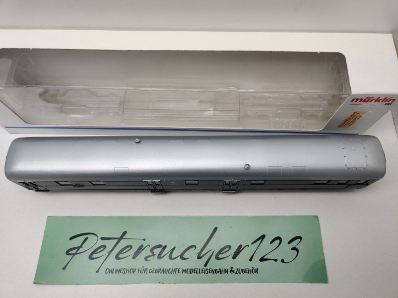 Märklin H0 AC 43267 Schürzen-Postwagen Exportmodell  F4h / NEM / ÖBB / OVP weiß