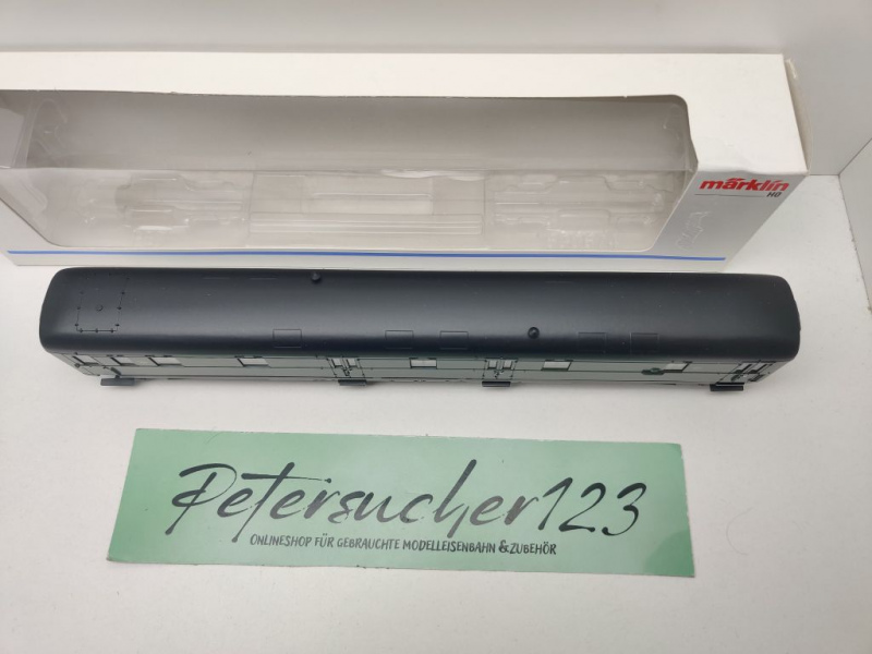Märklin H0 AC 43268 Schürzen-Postwagen PR / NEM / SNCB NMBS / OVP weiß