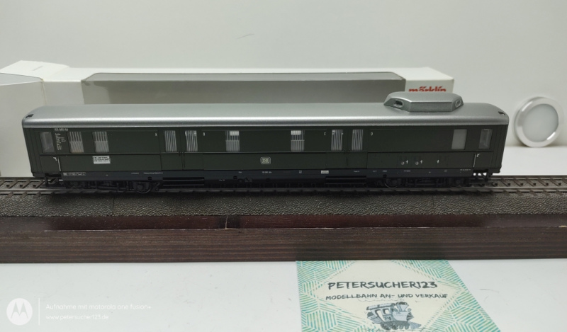 Märklin H0 AC 43272  Personenwagen Schürzenwagen Gepäckwagen / DB / Ep.III / OVP
