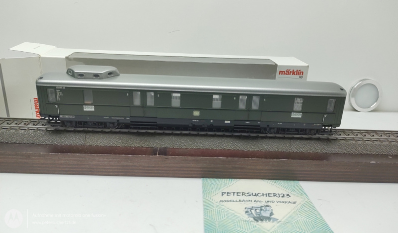 Märklin H0 AC 43272  Personenwagen Schürzenwagen Gepäckwagen / DB / Ep.III / OVP