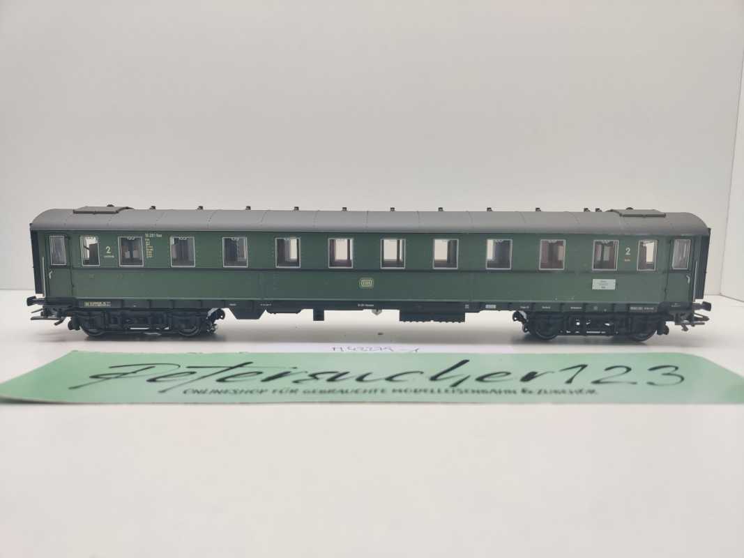 Märklin H0 AC 43279-4 Schürzenwagen 2.Kl Büe aus Set / Licht / NEM / DB