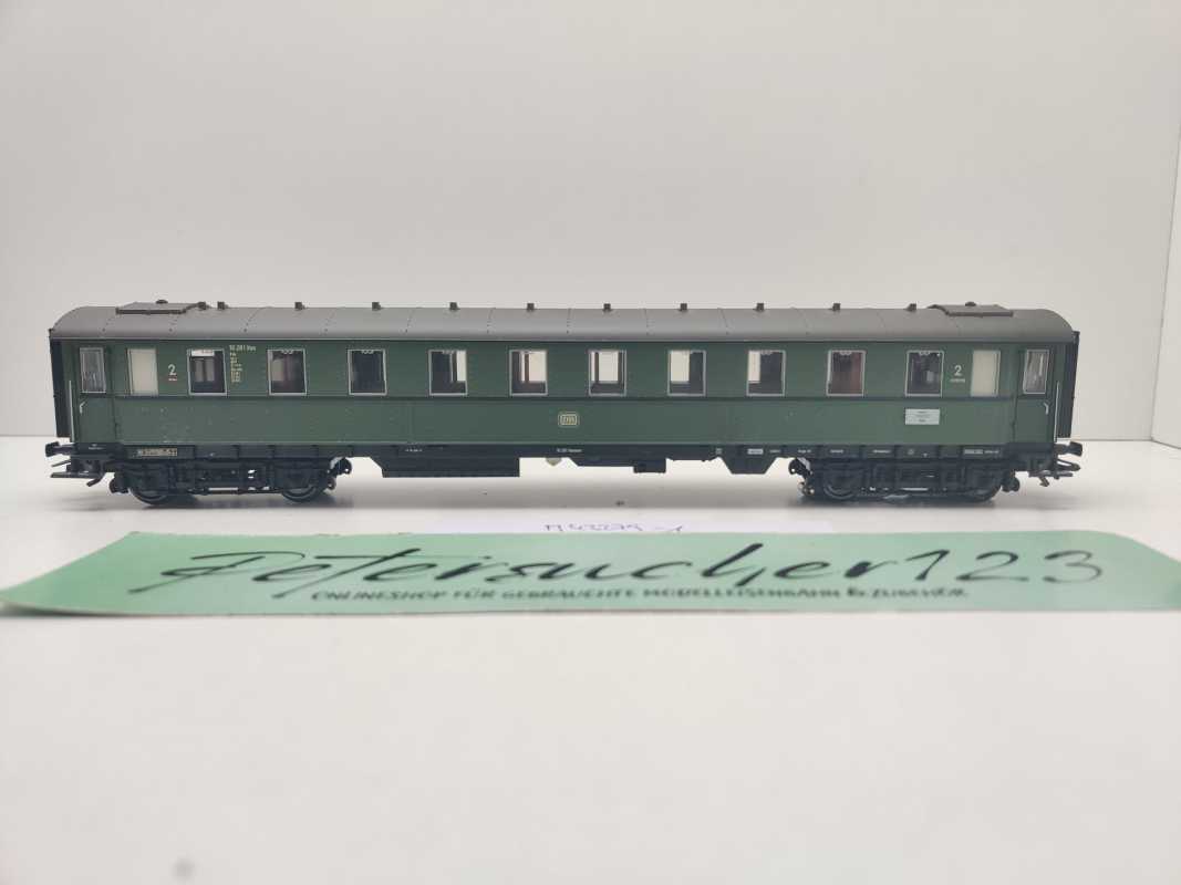 Märklin H0 AC 43279-4 Schürzenwagen 2.Kl Büe aus Set / Licht / NEM / DB
