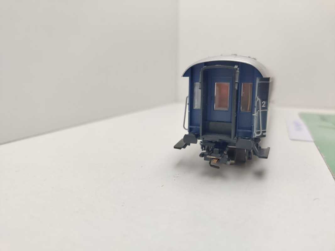 Märklin H0 AC 43290-03 Schnellzugwagen 2.Kl AB4üe 11599 Köl Licht / NEM / DB
