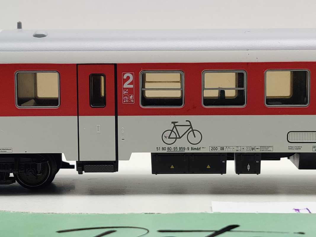 Märklin H0 AC 43303 Steuerwagen 2.Kl Bimdzf269.2 / Licht / NEM / DB