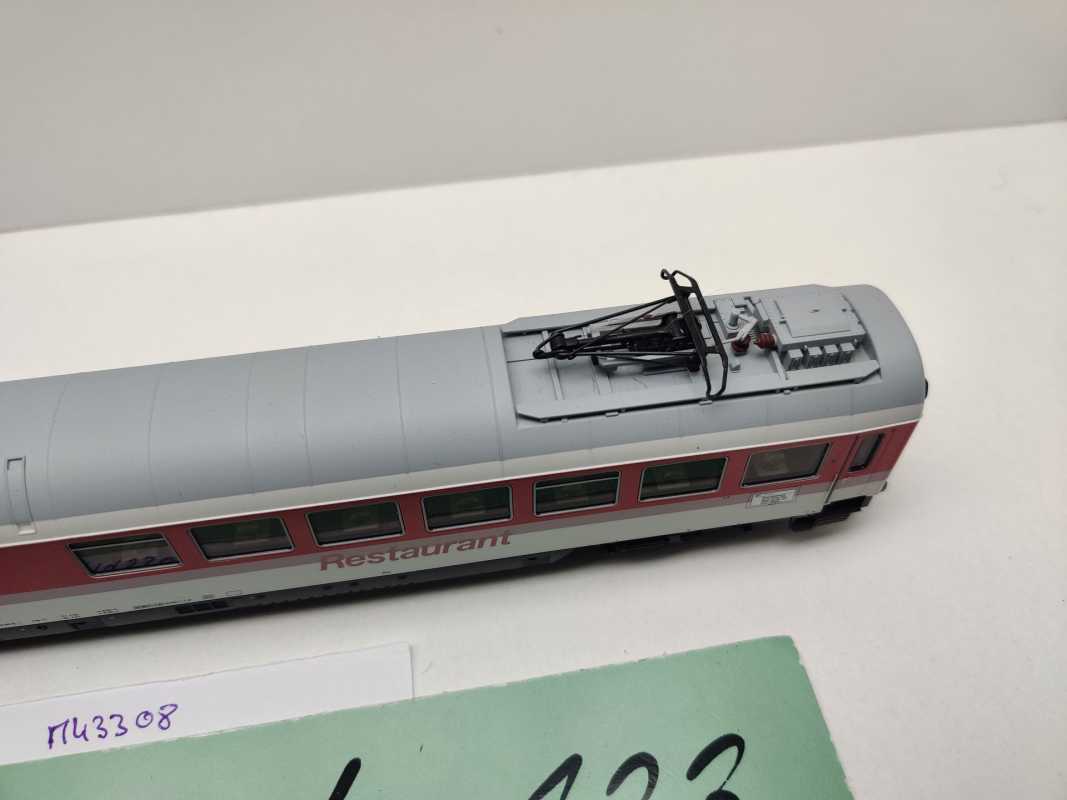 Märklin H0 AC 43308 Speisewagen WRmz135.0 / LED-Licht / MFX/Sound / NEM / DB