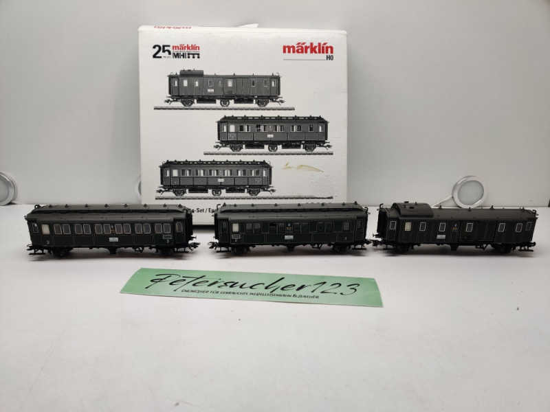 Märklin H0 AC 43320 Personenwagen - Set / Ep. I / K.Bay.Sts.B. / OVP