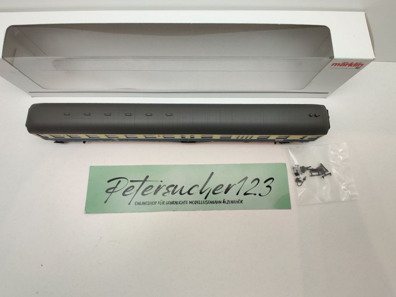 Märklin H0 AC 43335 (2) Mitteleinstiegs-Steuerwg 2.Kl BDylf457 / NEM / DB / OVP weiß