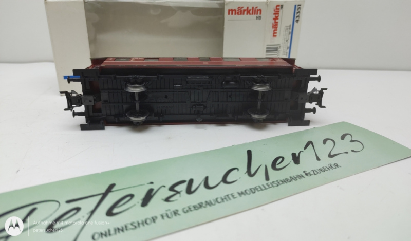 Märklin H0 AC 4335 Einheitsnebenbahnwagen 2.Kl Bi NEM / DB / OVP weiß