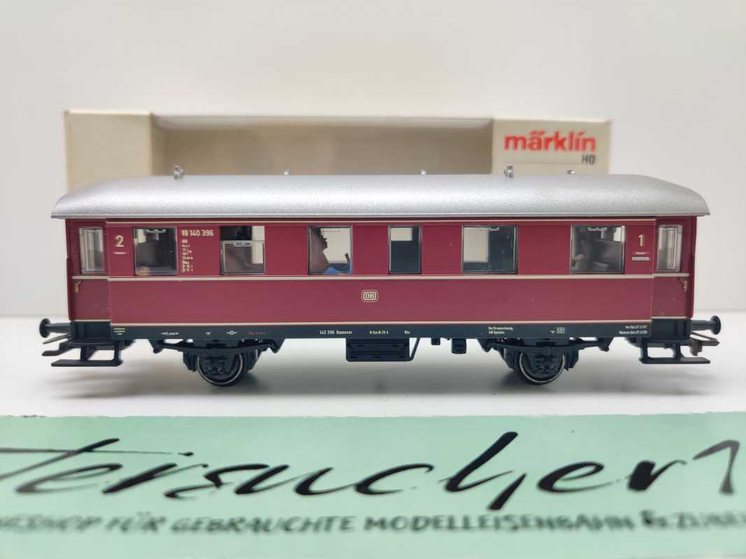 Märklin H0 AC 43351 Einheits-Nebenbahnwagen 1.-2.Kl ABi / NEM / DB / OVP