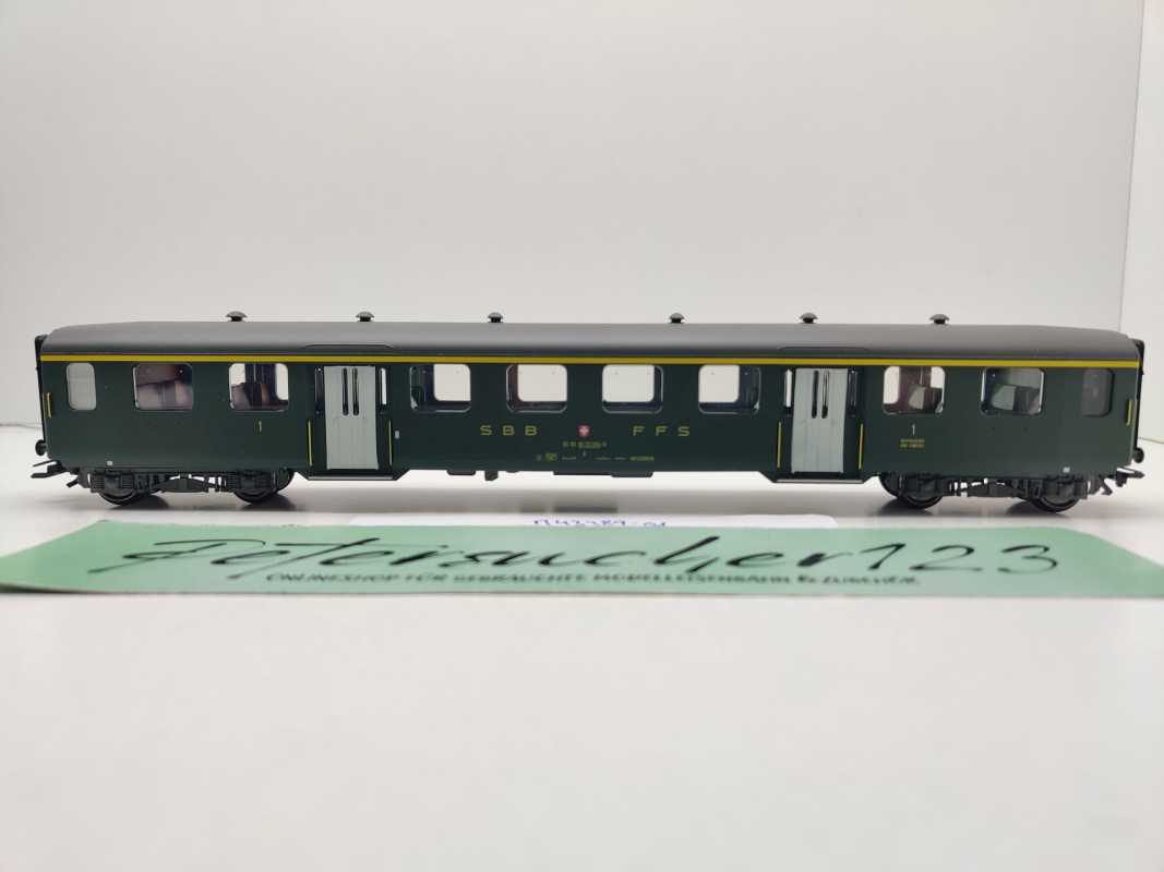 Märklin H0 AC 43389-01 TEE Leichtstrahlwagen 1.Kl A aus Set / NEM / SBB