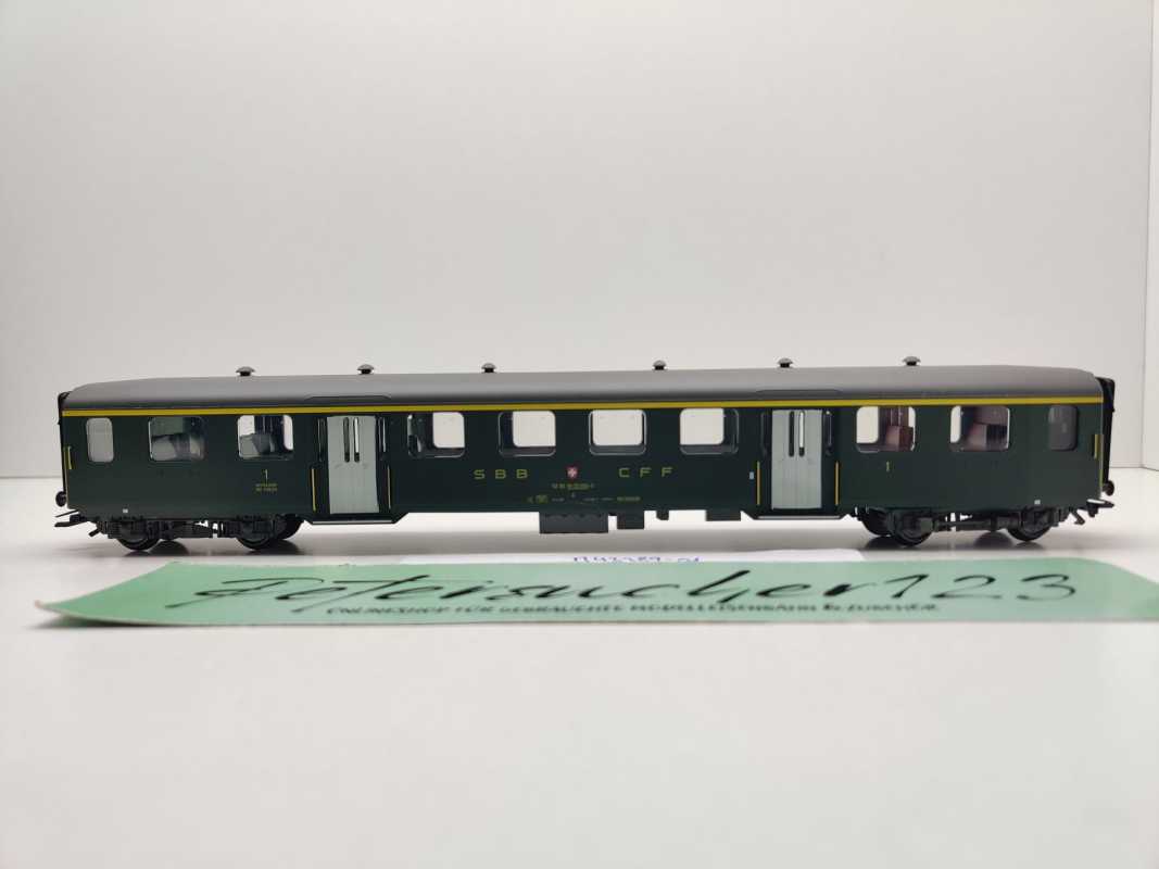 Märklin H0 AC 43389-01 TEE Leichtstrahlwagen 1.Kl A aus Set / NEM / SBB