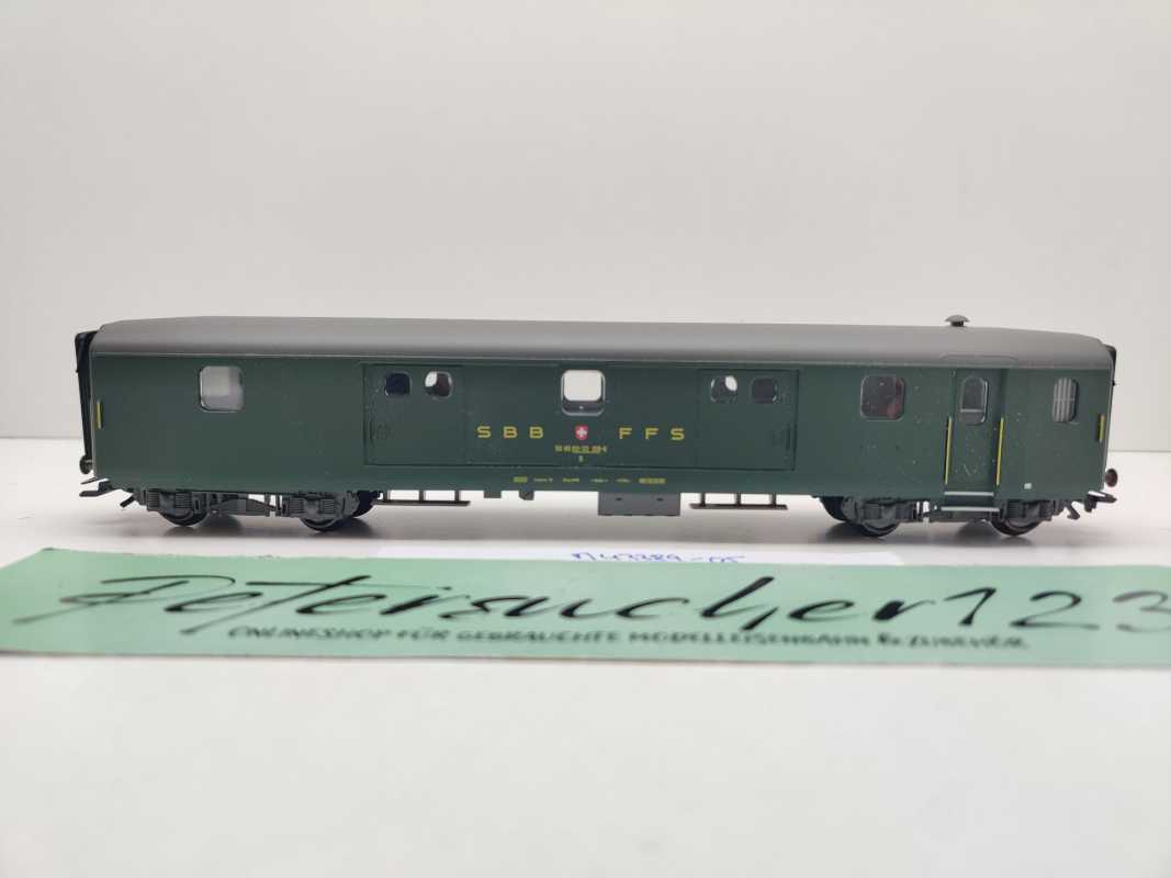 Märklin H0 AC 43389-05 Leichtstrahl-Gepäckwagen D aus Set / NEM / SBB