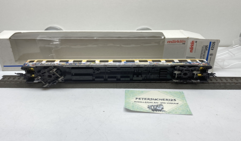 Märklin H0 AC 43526 Schnellzugwagen "Ricola" 2.Kl B11 / NEM / SNCB / OVP weiß