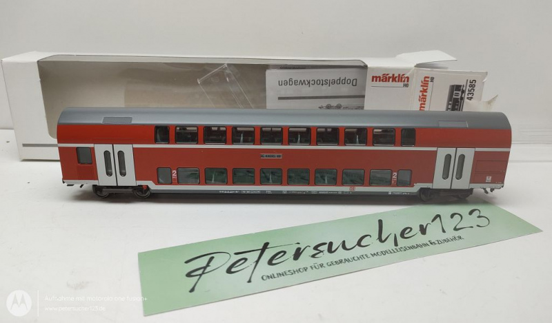 Märklin H0 AC 43585 Doppelstockwagen 2. Kl. / 26-35 229-6 / DB / OVP