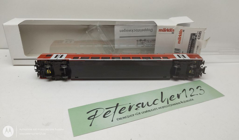 Märklin H0 AC 43585 Doppelstockwagen 2. Kl. / 26-35 229-6 / DB / OVP