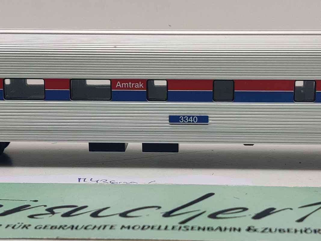 Märklin H0 AC 43600-6 Amtrak Streamliner Kanzelwagen aus Set / Licht / NEM / AMTK